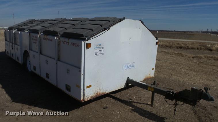 image for item DC0616 2000 Geneva recycle trailer