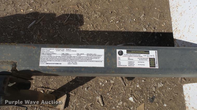 image for item DC0616 2000 Geneva recycle trailer