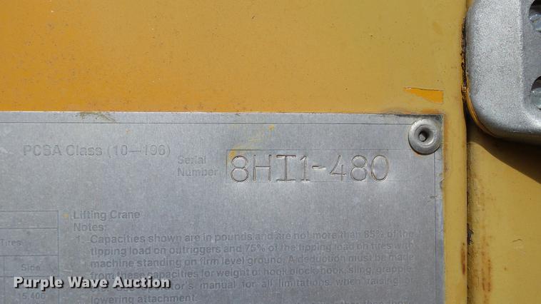 image for item DC5666 1991 Link Belt HC-78B crane