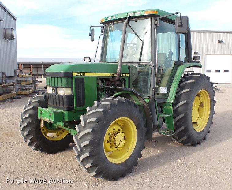 image for item DC5668 1998 John Deere 6410 MFWD tractor