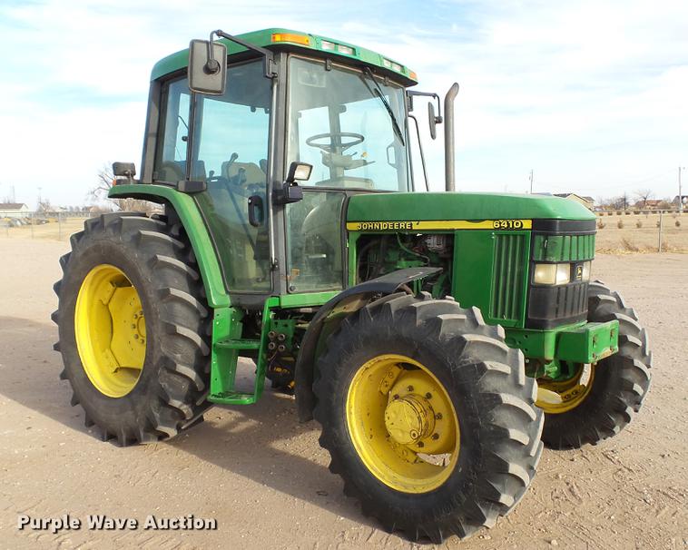 image for item DC5668 1998 John Deere 6410 MFWD tractor