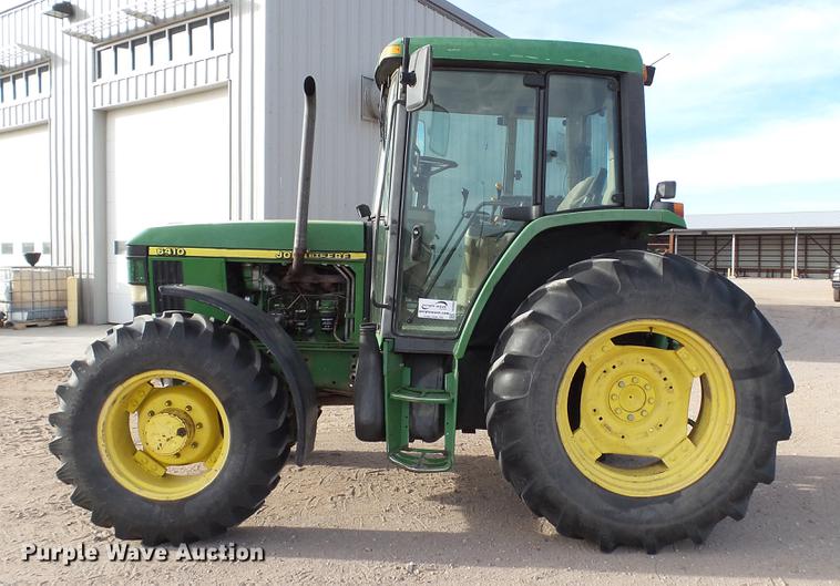 image for item DC5668 1998 John Deere 6410 MFWD tractor