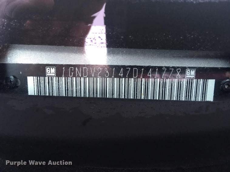 image for item DD2876 2007 Chevrolet Uplander LS Ext. van