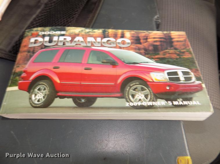 image for item DD2888 2007 Dodge Durango SUV