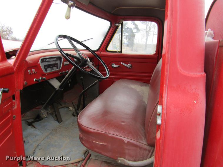 image for item DE6607 1953 Ford F800 Big Job fire truck