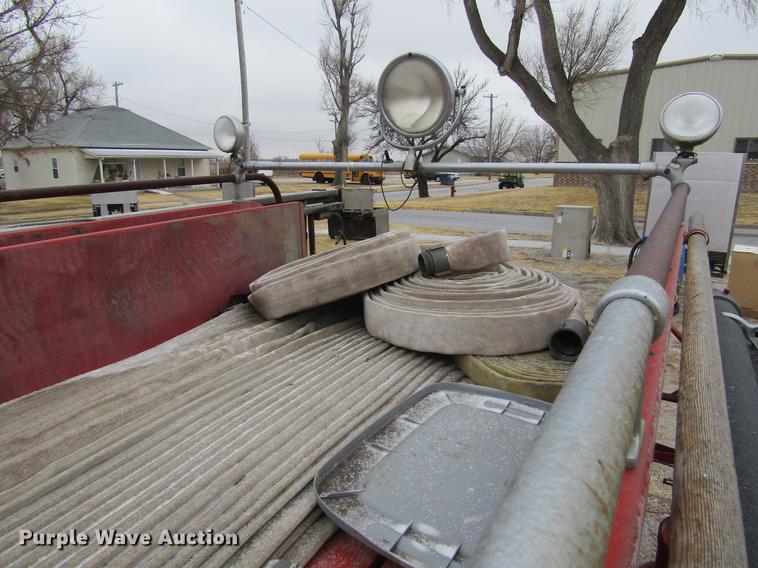 image for item DE6607 1953 Ford F800 Big Job fire truck