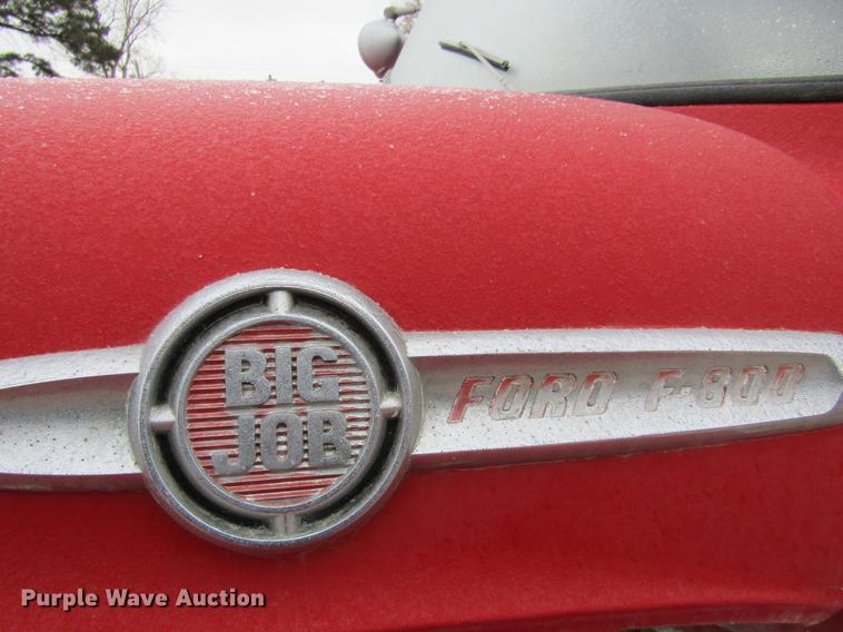 image for item DE6607 1953 Ford F800 Big Job fire truck