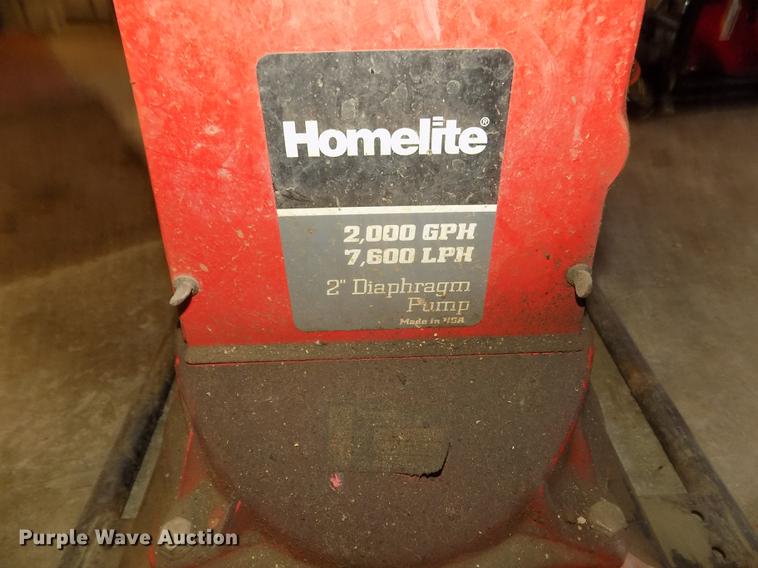 image for item DO9050 Homelite diaphragm pump