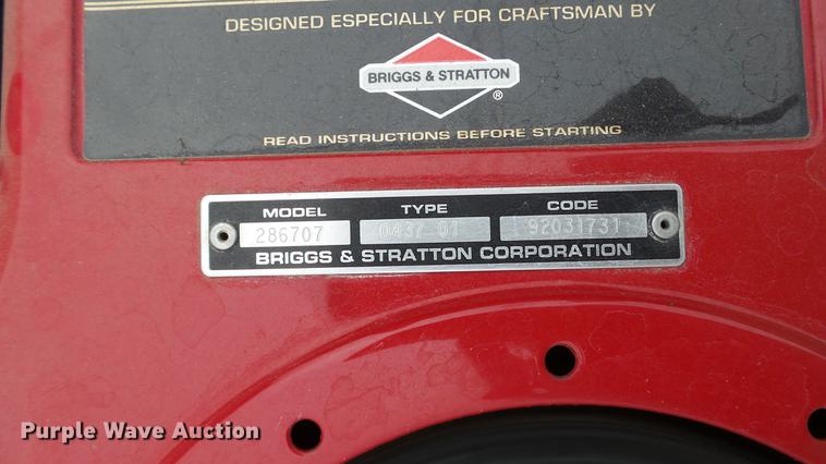 image for item DT9504 Craftsman LT4000 lawn mower