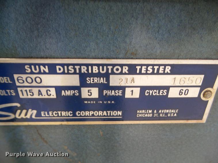 image for item DZ9211 SUN 600 distributor tester