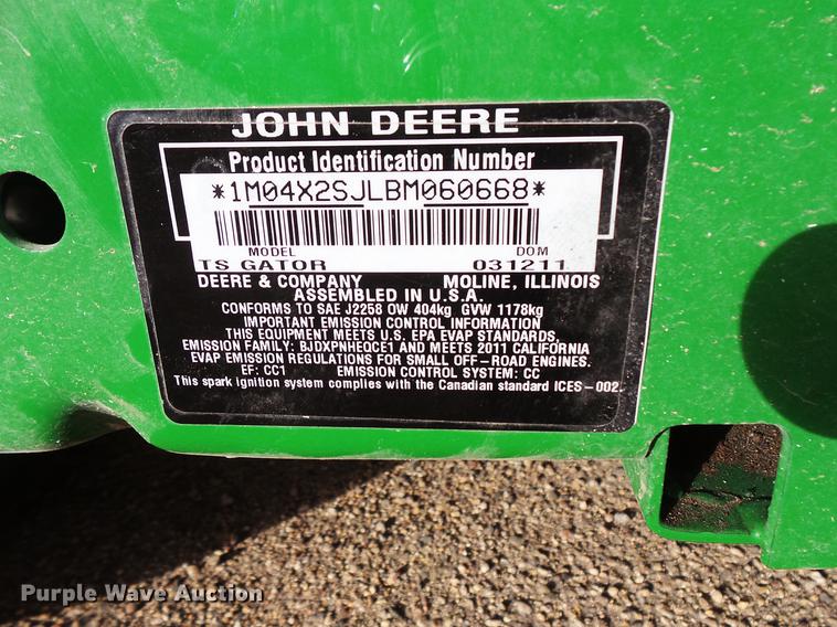 image for item EA9691 John Deere Gator TS UTV with Ames Engineering inertial profiler