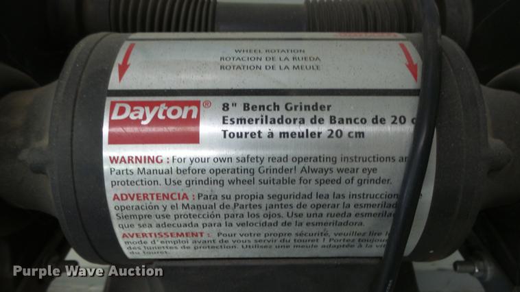 image for item EA9869 Dayton bench grinder