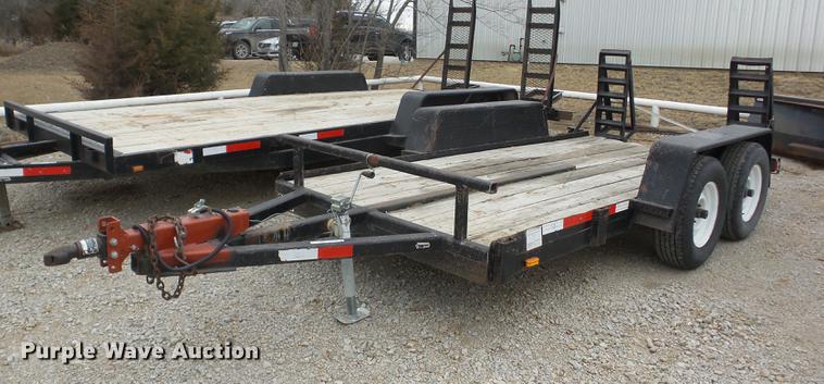 image for item AY9601 1998 shop built utility trailer