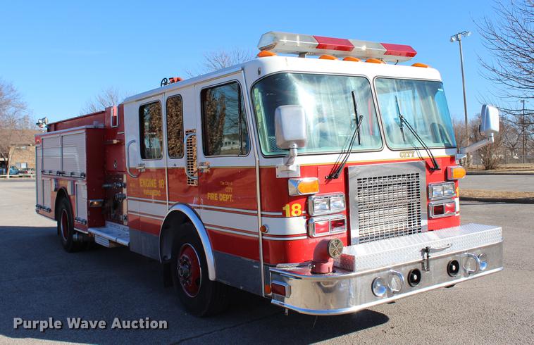 image for item BE9375 1995 Spartan Gladiator fire truck