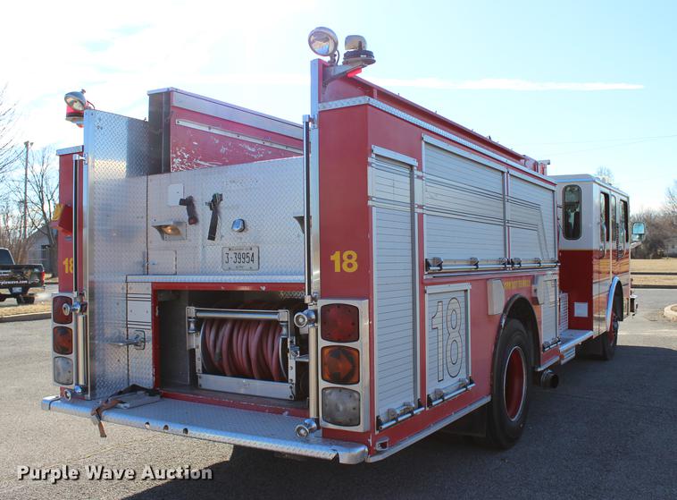 image for item BE9375 1995 Spartan Gladiator fire truck