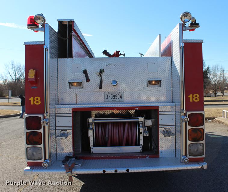 image for item BE9375 1995 Spartan Gladiator fire truck