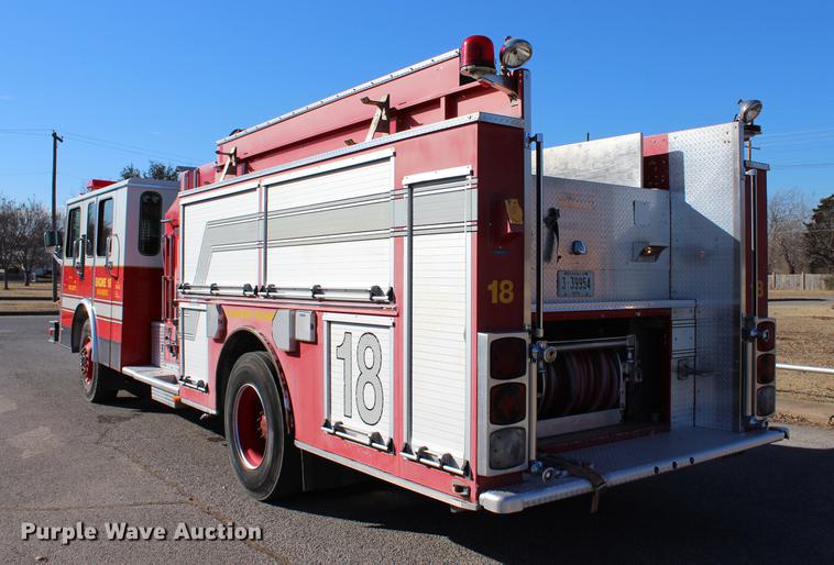 image for item BE9375 1995 Spartan Gladiator fire truck