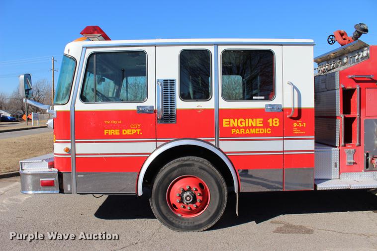 image for item BE9375 1995 Spartan Gladiator fire truck