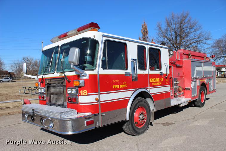 image for item BE9375 1995 Spartan Gladiator fire truck