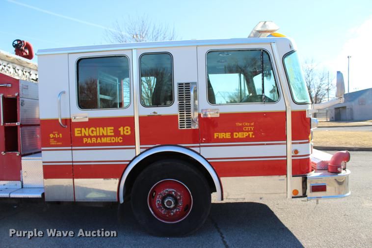 image for item BE9375 1995 Spartan Gladiator fire truck