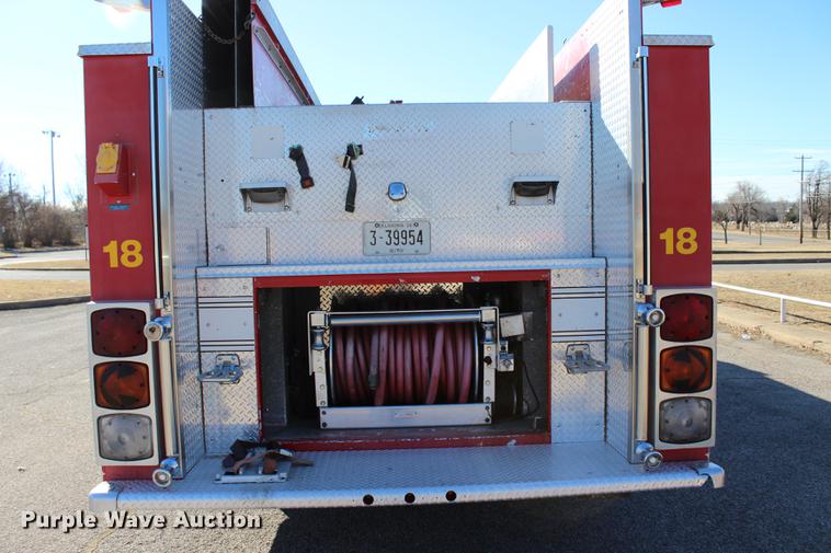 image for item BE9375 1995 Spartan Gladiator fire truck