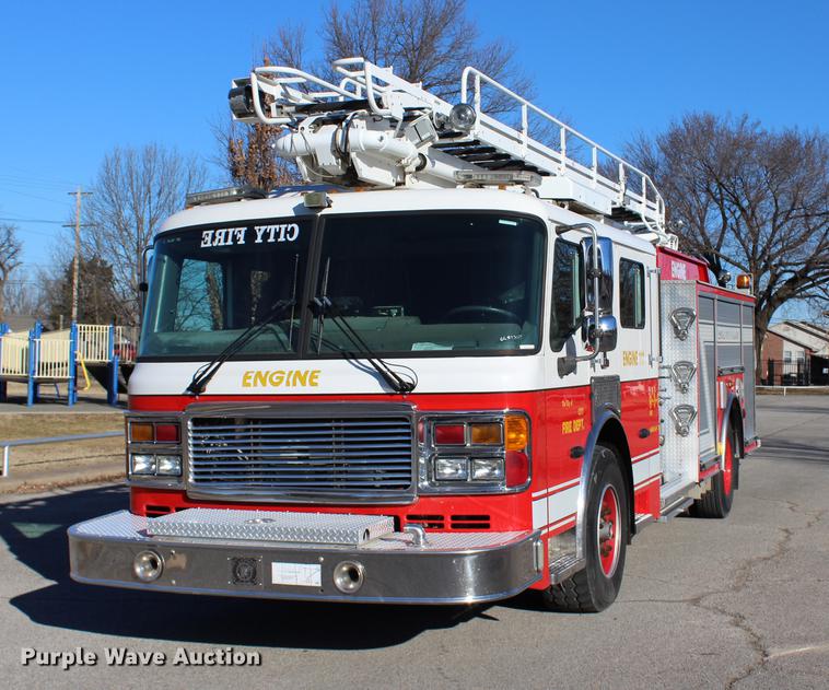 image for item BE9377 2006 American Lafrance Eagle ladder fire truck