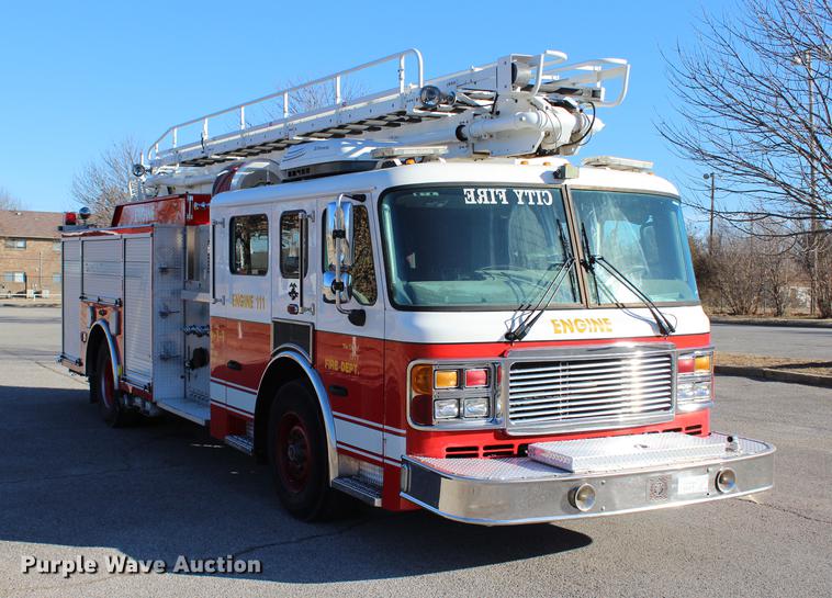 image for item BE9377 2006 American Lafrance Eagle ladder fire truck