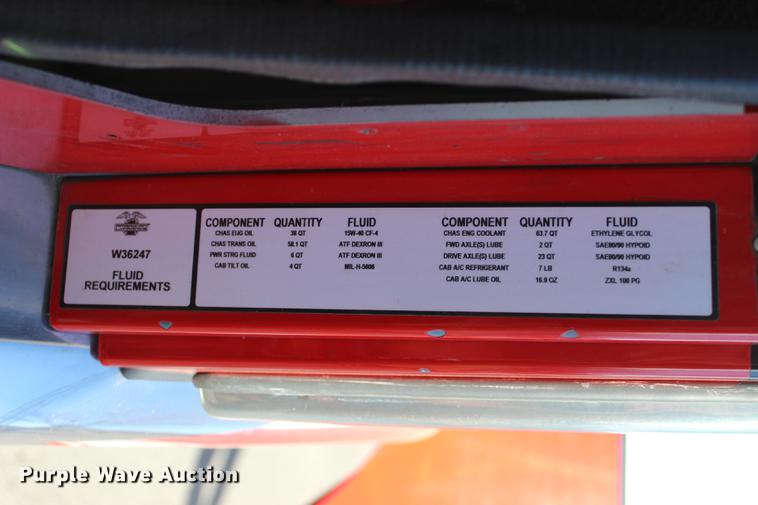 image for item BE9377 2006 American Lafrance Eagle ladder fire truck