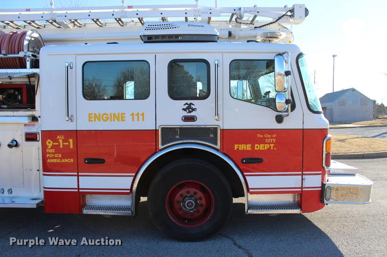 image for item BE9377 2006 American Lafrance Eagle ladder fire truck