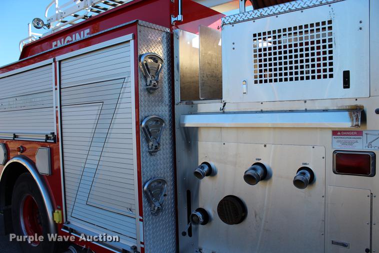 image for item BE9377 2006 American Lafrance Eagle ladder fire truck