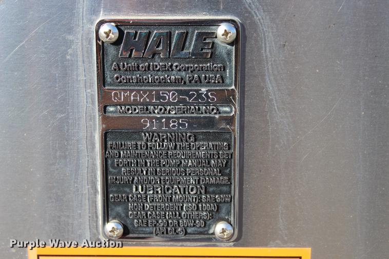 image for item BE9377 2006 American Lafrance Eagle ladder fire truck