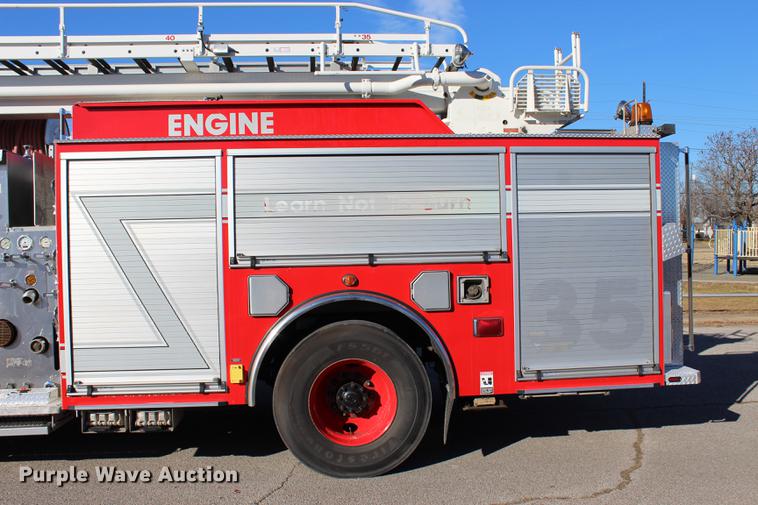 image for item BE9377 2006 American Lafrance Eagle ladder fire truck