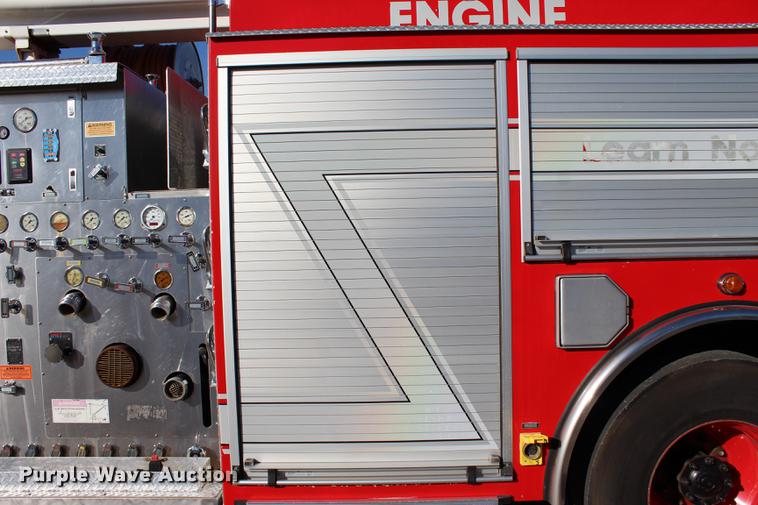 image for item BE9377 2006 American Lafrance Eagle ladder fire truck