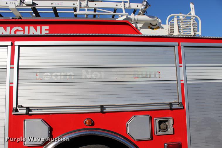 image for item BE9377 2006 American Lafrance Eagle ladder fire truck