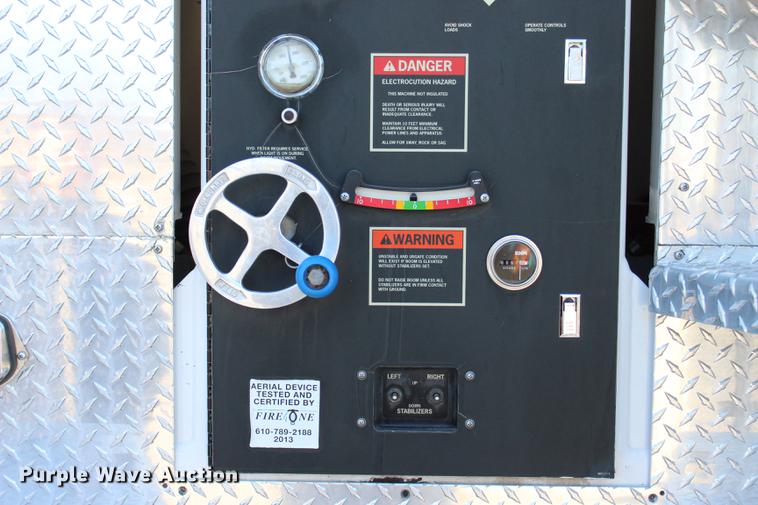 image for item BE9377 2006 American Lafrance Eagle ladder fire truck