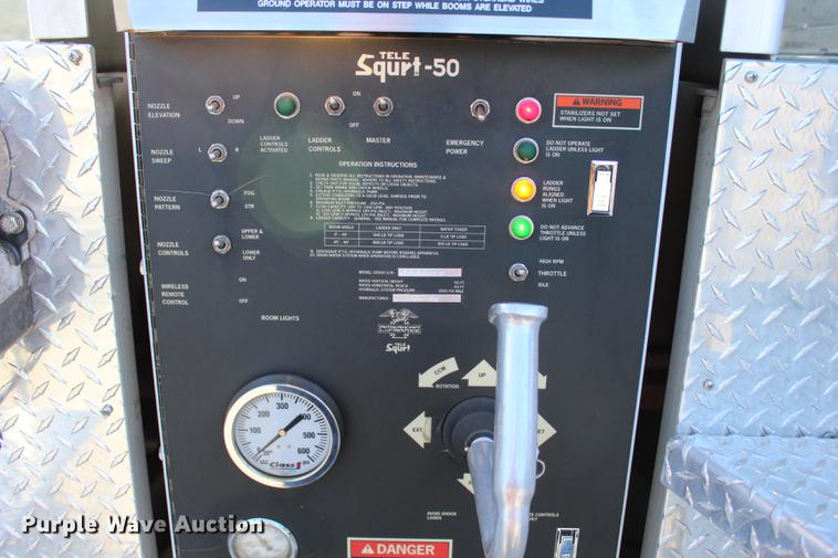 image for item BE9377 2006 American Lafrance Eagle ladder fire truck