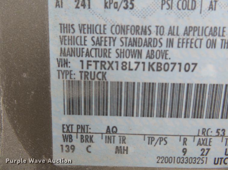 image for item DB7196 2001 Ford F150 SuperCab pickup truck