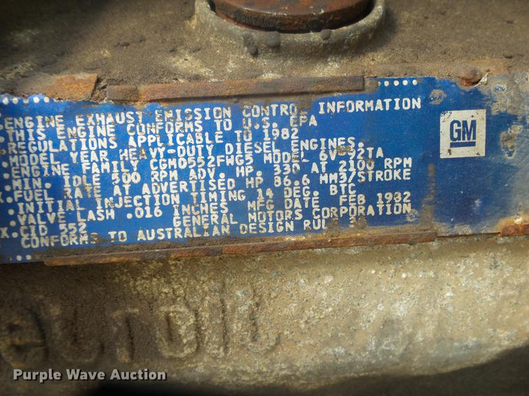 image for item DB7262 1982 Duplex 3582-82 fire truck