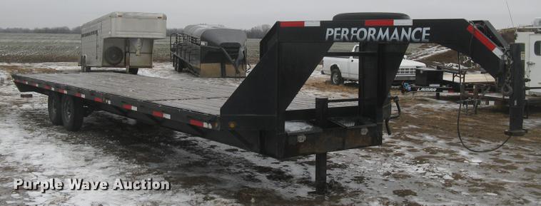 image for item DC2343 2013 Parker Performance flatbed trailer