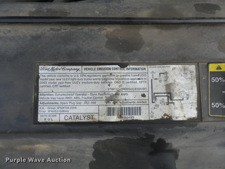 image for item DC7409 2003 Ford F150 XL pickup truck