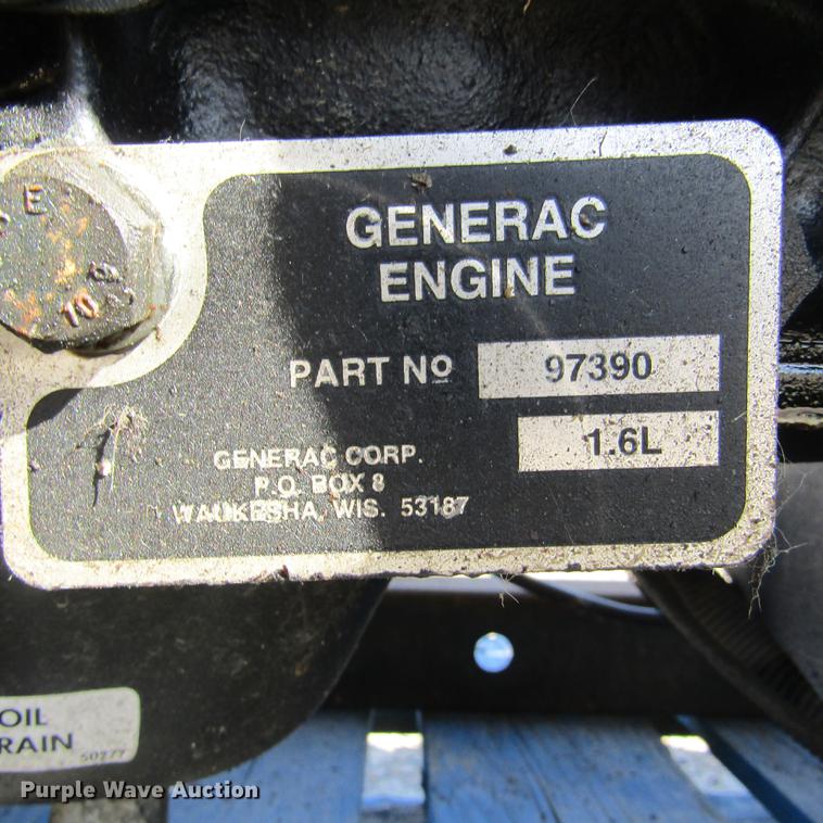 image for item DD2738 1998 Generac 00753-4 generator