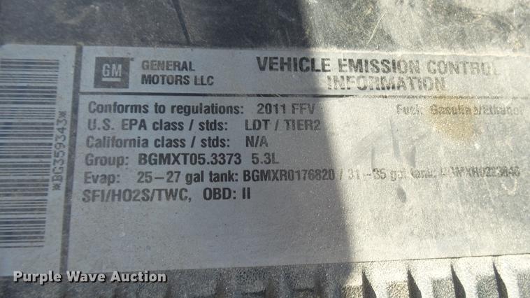 image for item DD9023 2011 Chevrolet Silverado 1500 Crew Cab pickup truck