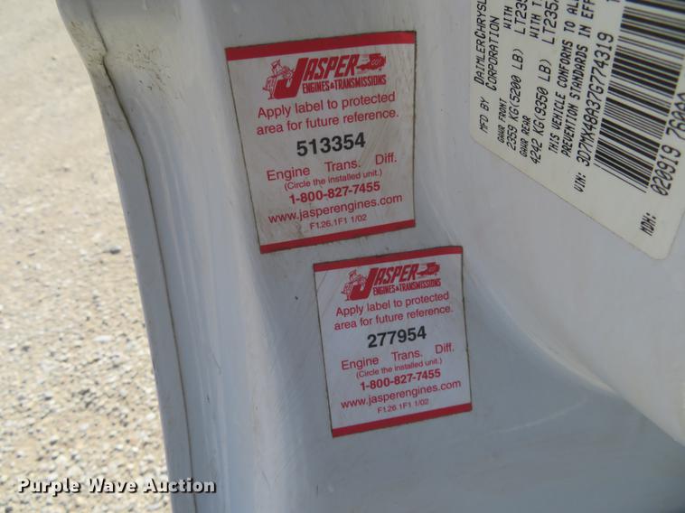 image for item DF9877 2007 Dodge Ram 3500 Quad Cab flatbed pickup truck