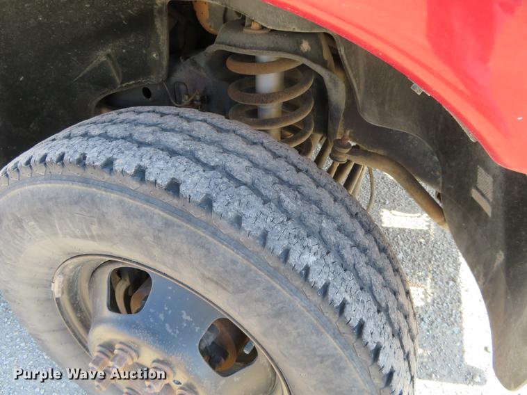 image for item DF9879 2008 Dodge Ram 3500 Quad Cab flatbed pickup truck