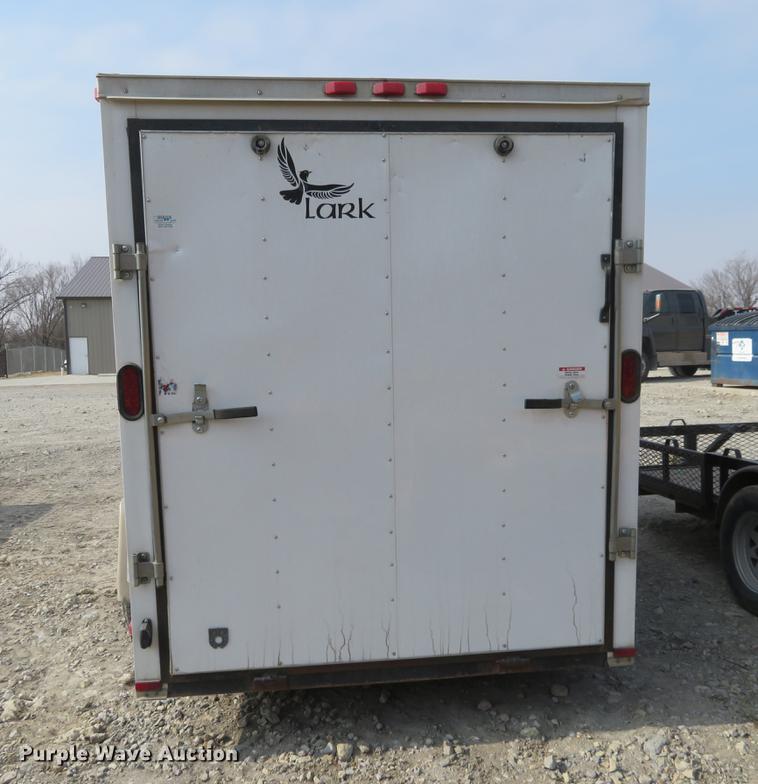 image for item DF9883 2015 Lark United enclosed cargo trailer