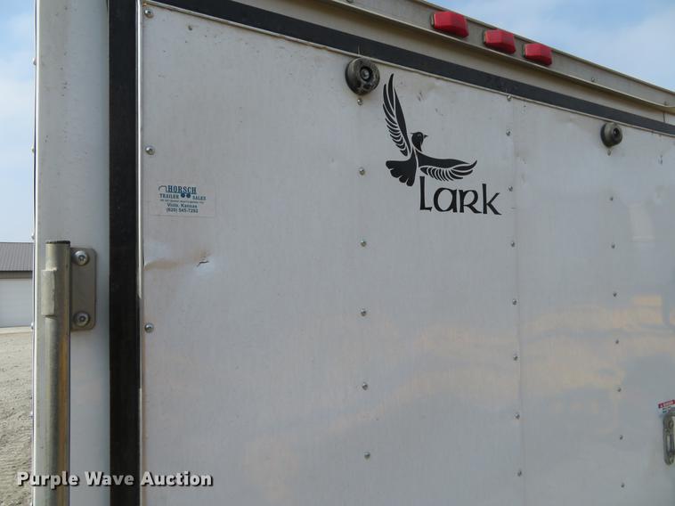 image for item DF9883 2015 Lark United enclosed cargo trailer