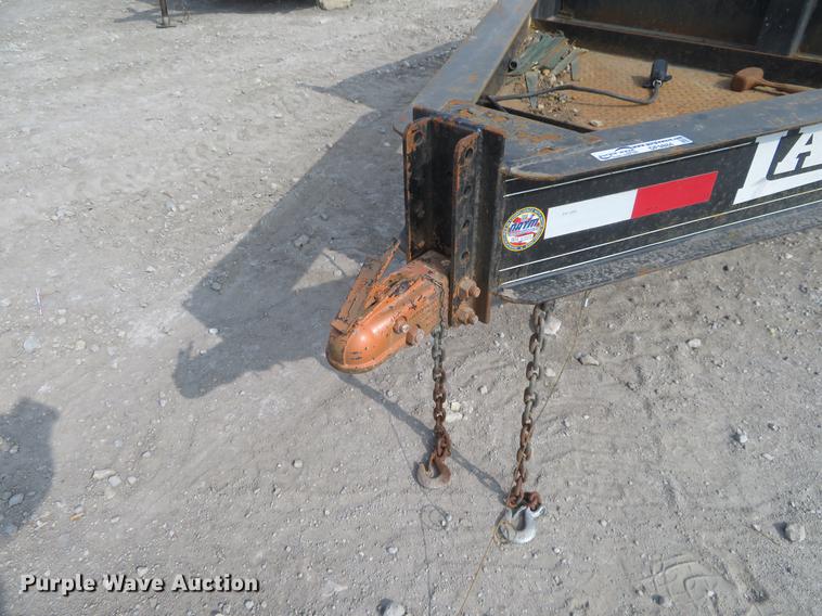 image for item DF9884 2016 Lamar equipment trailer