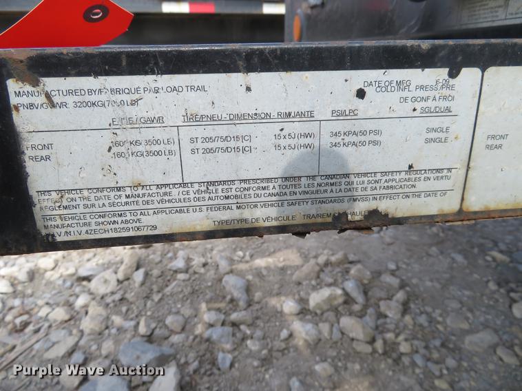 image for item DF9885 2009 Load Trail utility trailer