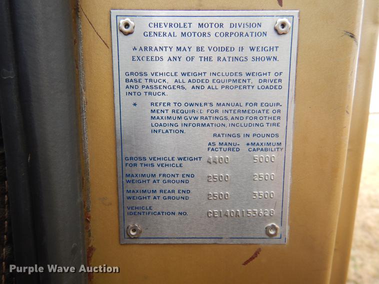 image for item DK9910 1970 Chevrolet C10 pickup truck