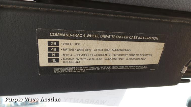 image for item DP9579 1997 Jeep Wrangler SUV